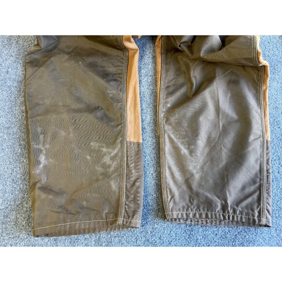 Carhartt Mens Double Front Dungaree WU146 Work Pants 42x30 Brown & Tan - Picture 12 of 12